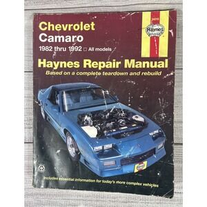 Haynes Repair Manual 24016 For Chevrolet Chevy Camaro 1982-1992